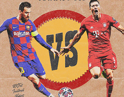 Barcelona vs Bayern Munich Poster 2019-20