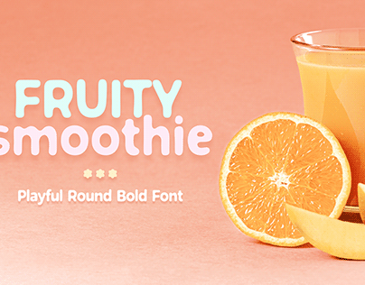 Fruity Smoothie Font