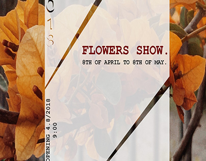 Flower Show Poster
