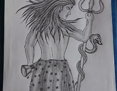 Shiva pencil sketch
