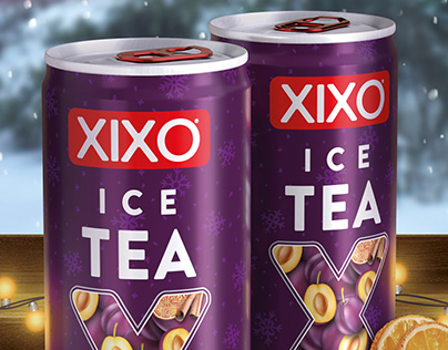 XIXO ICE TEA - CAN design & keyvisual