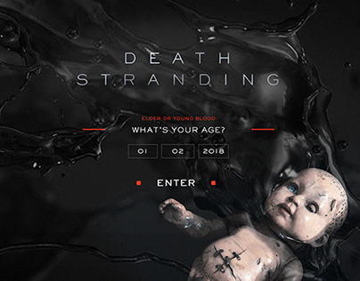 "Death Stranding" web prototype PS4 GAME