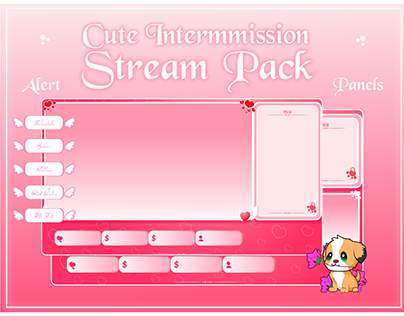Cute Pink Intermmission Stream Pack