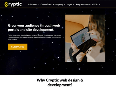 Cryptic - UI/UX Design and Development