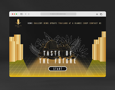 Taste Of The Future Exhibition | Web Design