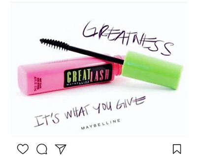 Maybelline's Greatest Lash (Class Project.)