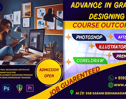 BANNER OF GRAPHIC DESIGN COURSE