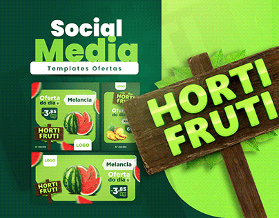 Social Media | Templates Ofertas HortiFruti