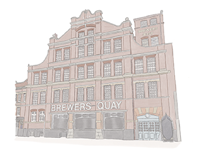 Brewers Quay illustration - Print 1 in my series