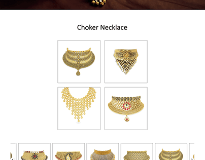 product detail page template of jewellery website