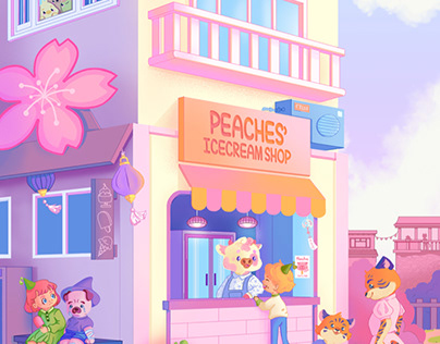 Project thumbnail - Peaches’ Icecream Shop