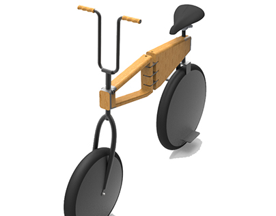 Wooden Folding Bike