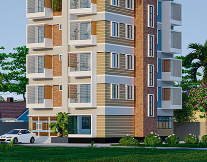 Residential Bulding Exterior Animation.