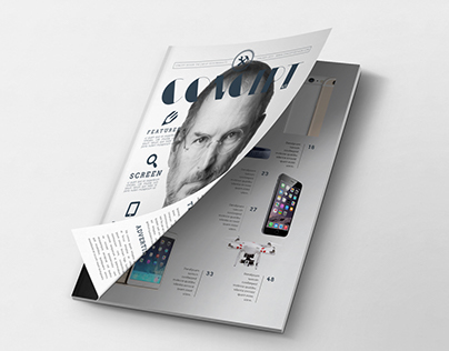 Concept technology magazine design