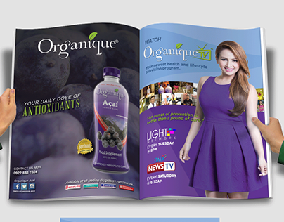 Organique TV  Launching (Magazine Ad)