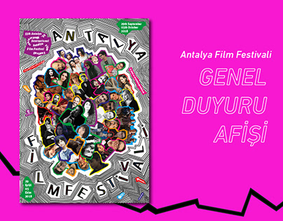 Antalya Film Festivali Genel Duyuru Afişi