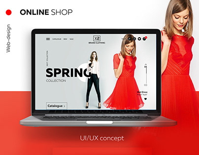 UI/UX design for online-shop