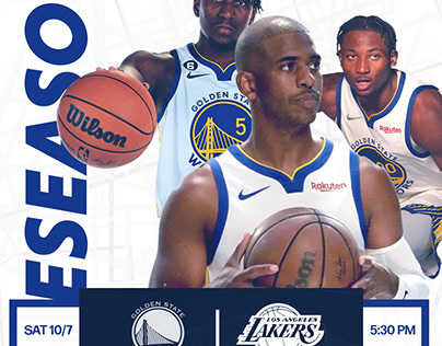 Warriors Gameday Graphic Concept