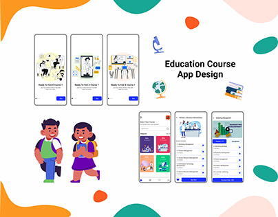 Education Course App UI Design