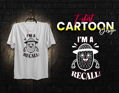 Cartoon T-Shirt Design || I'm a Recall