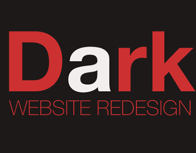 DARK redesign website