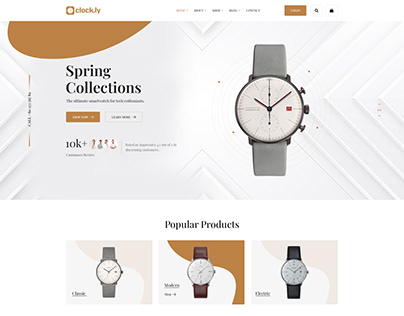 Trendita – Watch Store and eCommerce HTML5 Template