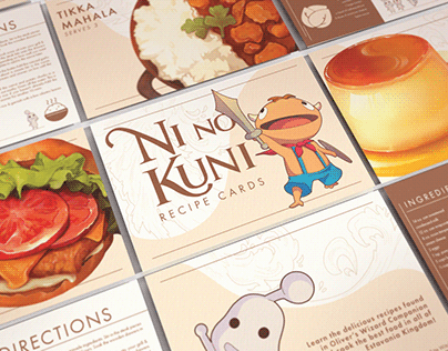Ni No Kuni Recipe Cards