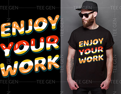 Eye-catching Typography T shirt Design
