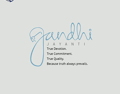 HAPPY GANDHI JAYANTI