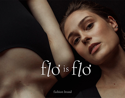 floisflo fashion brand women's clothing logo identity