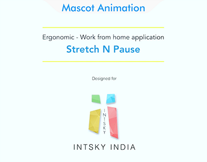 Mascot Animation - Ergonomic Stretch N Pause app