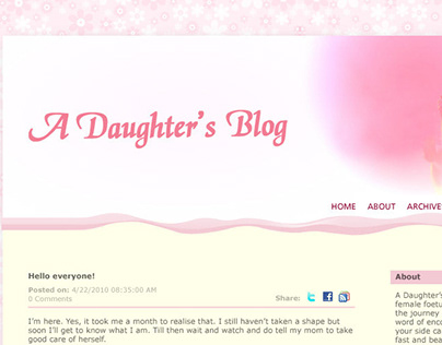 Blog to prevent female foeticide.