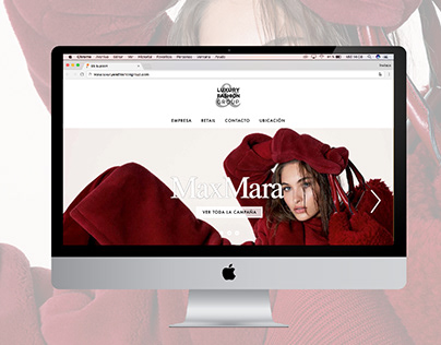 Web Design - Luxury Fashion Group
