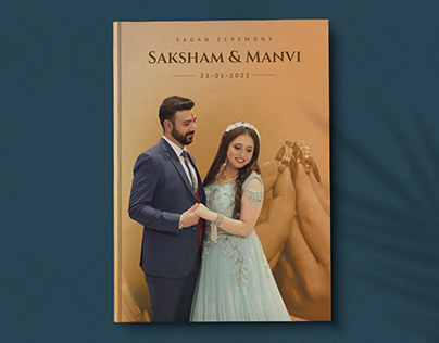 Sagan Ceremony Album Design | Saksham + Manvi