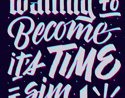 Lettering | No More Waiting