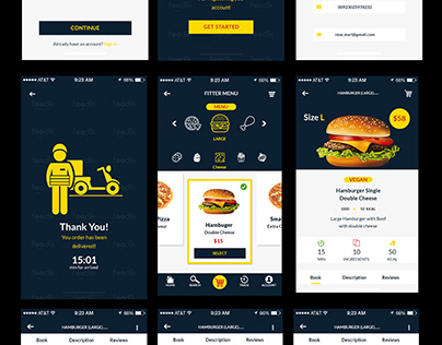 Food Mobile App Deisgn