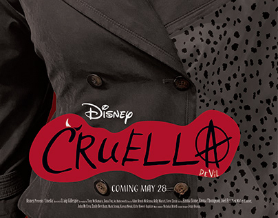 Movie Poster Redesign (Cruella) - Fall 2021