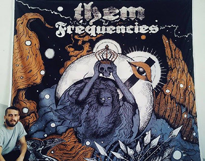 THEM FREQUENCIES - "Rise Then Fall" album illustration