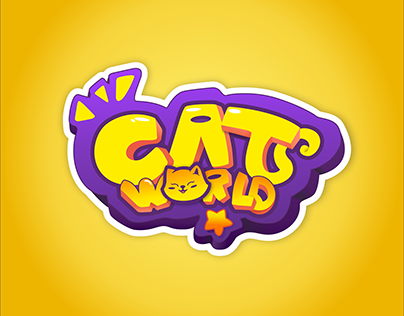 Cat World játék logó