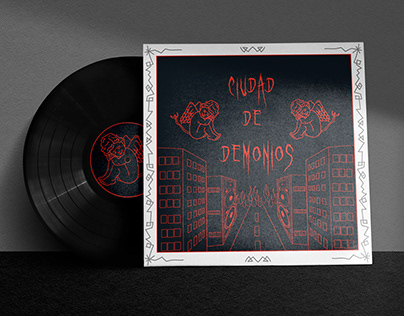 Disc Cover ¨Ciudad de Demonios¨ by Moises Jiménez