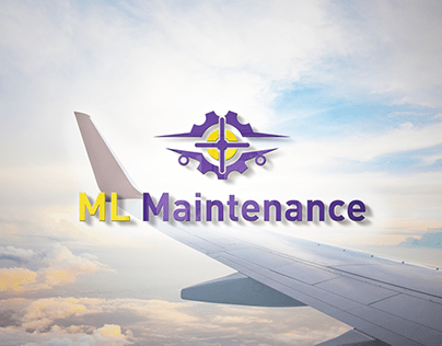 Logo design for airplane maintenance company