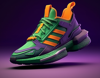 EVA-Styled Sci-Fi Shoes Collide