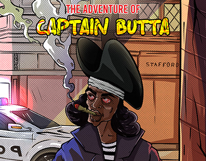 The Adventure of Captain Butta - Comic Book Cover