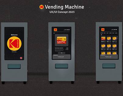 Project thumbnail - Kodak Vending Machine - UX/UI Concept '23