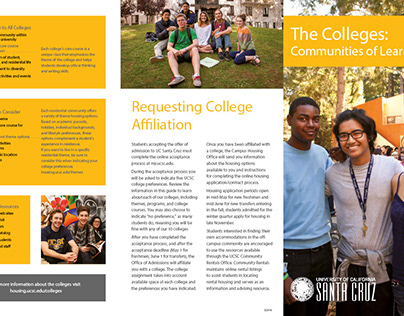 UCSC Colleges Brochure