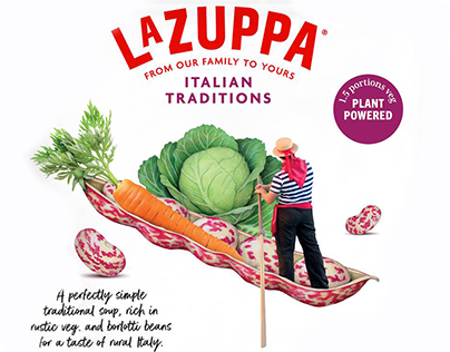 Vegetable Illustrations for La Zuppa Packaging
