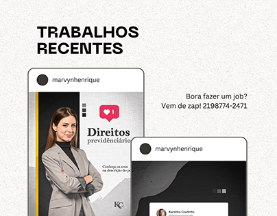 Project thumbnail - Social Media - Advogada Karolina Coutinho