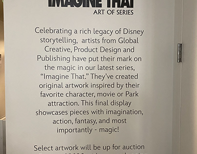 "Imagine That" Disney Charity Art Show