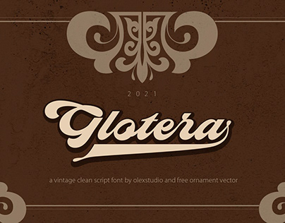 Glotera _ clean vintage script