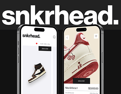 SNKRHEAD - Mobile app for Sneaker-heads